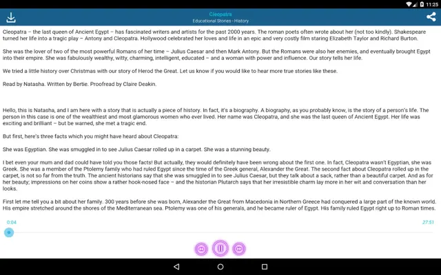 AUDIO STORIES android App screenshot 0